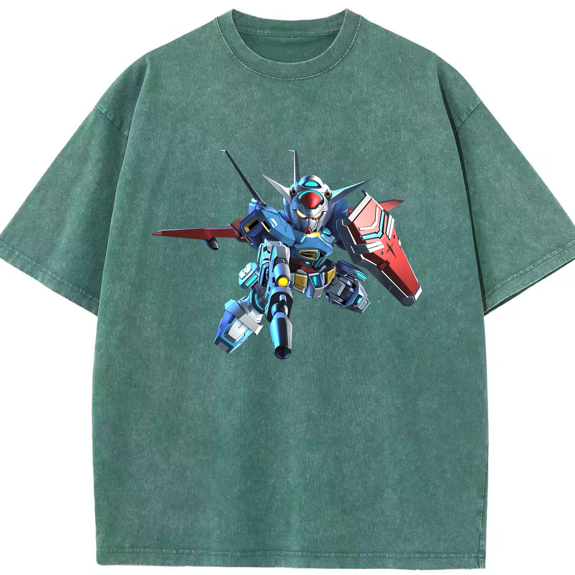 （画像用） 機動戦士ガンダム Mobile Suit Gundam 綿100% ヴィンテージ風 半袖Tシャツ（フロントプリント）